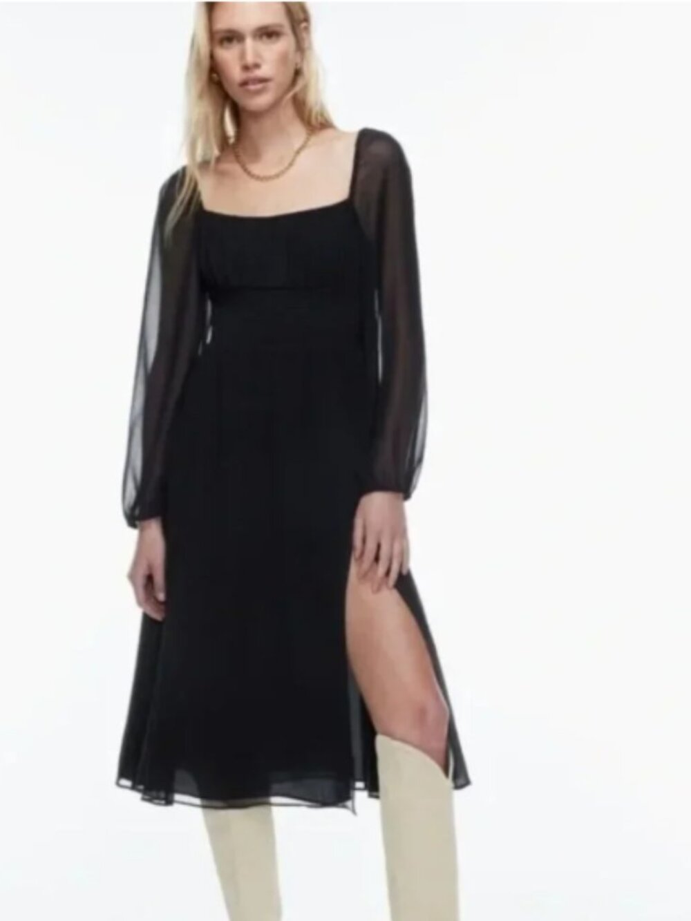 Aritzia Wilfred Bella Dress - Small Black
